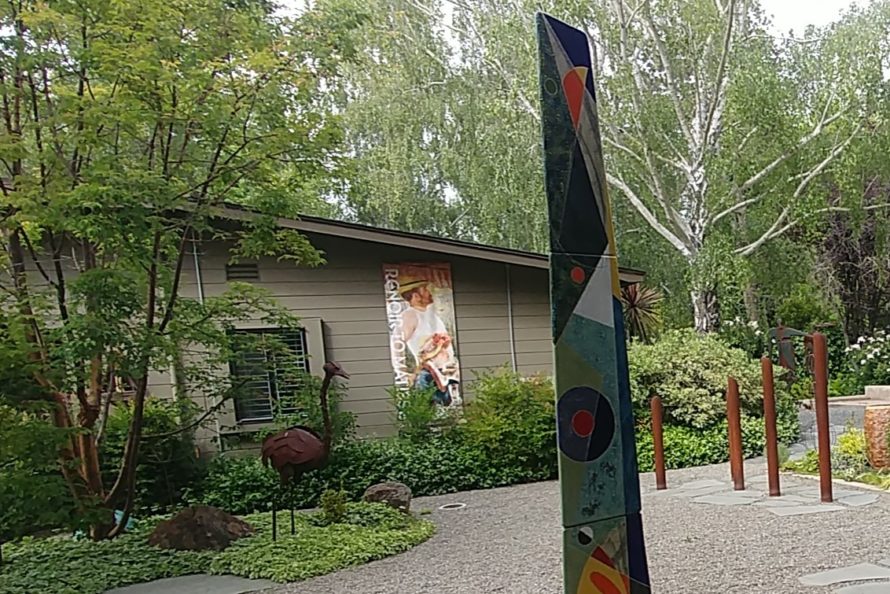 Joan Sanders garden Renoir banner