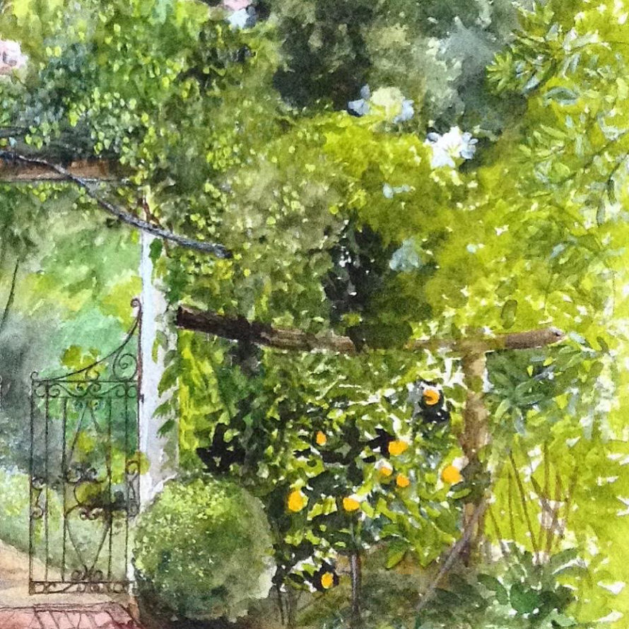 FULL – Painting the Garden at Gamble in Watercolor